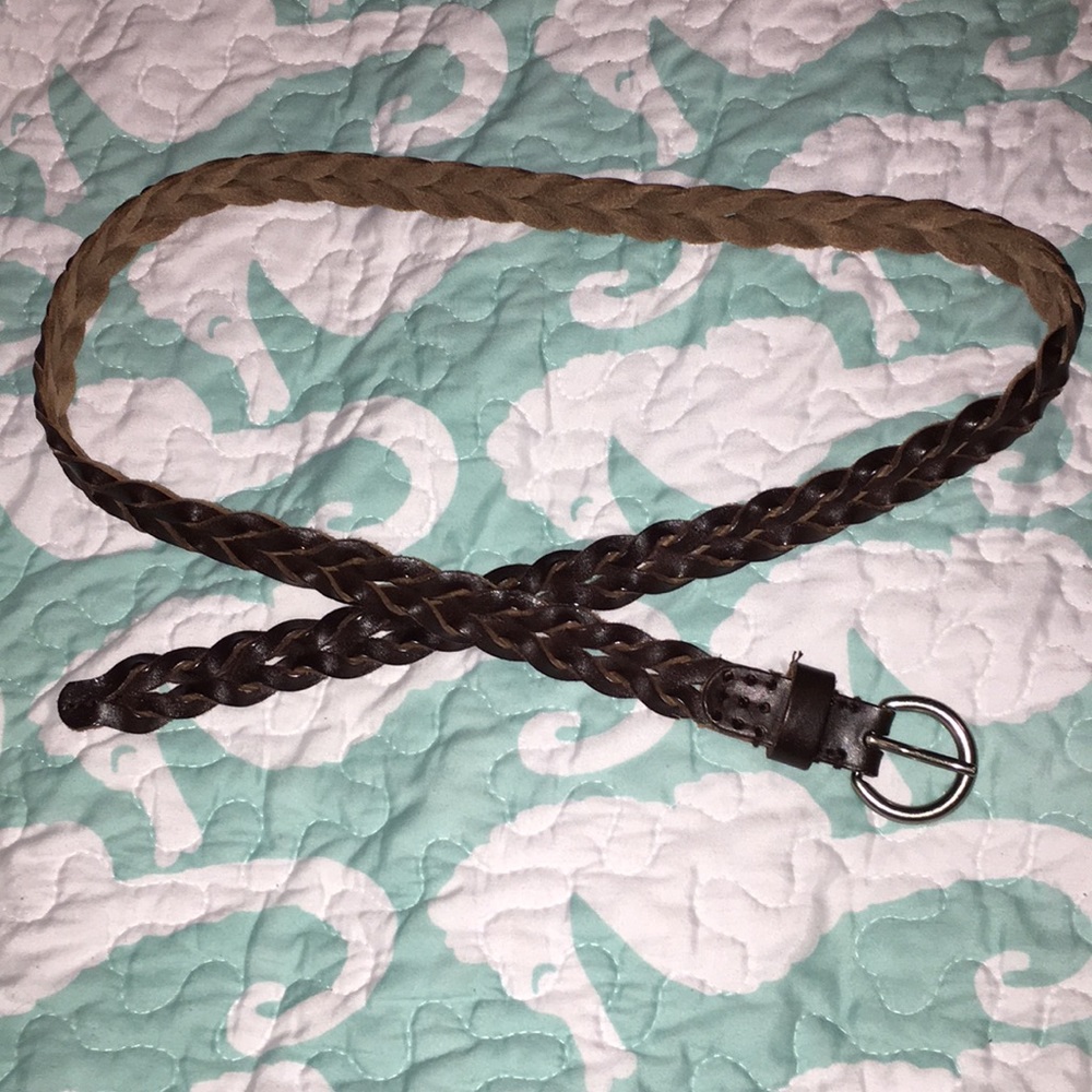 Braided Brown Belt